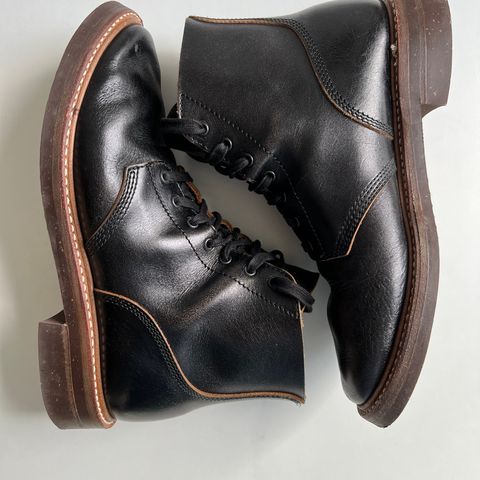 John Lofgren M-43 Service Shoes in Shinki Black Teacore Horsebutt