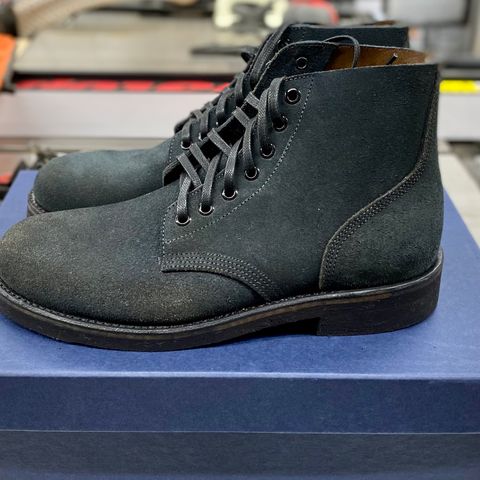 Oak Street Bootmakers Field Boot in Horween Natural Indigo Chromexcel Roughout