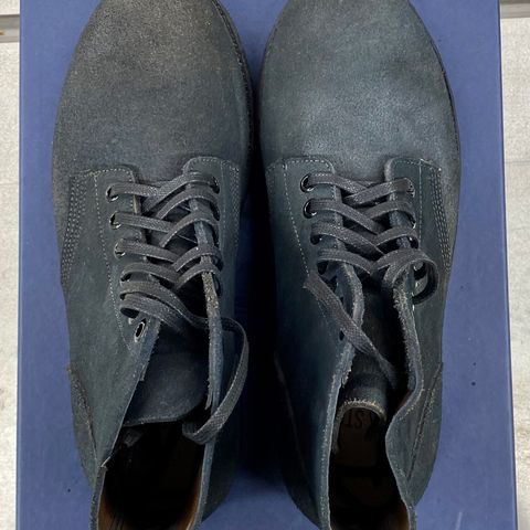 Oak Street Bootmakers Field Boot in Horween Natural Indigo Chromexcel Roughout