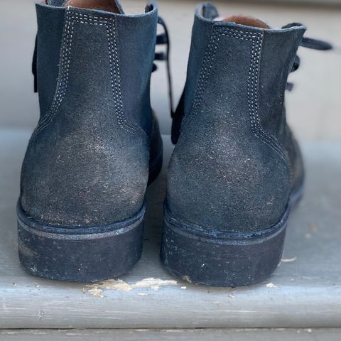 Oak Street Bootmakers Field Boot in Horween Natural Indigo Chromexcel Roughout