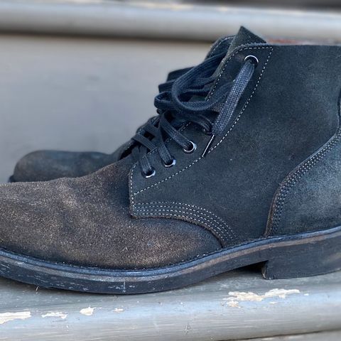 Oak Street Bootmakers Field Boot in Horween Natural Indigo Chromexcel Roughout