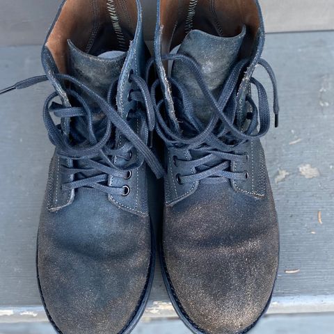 Oak Street Bootmakers Field Boot in Horween Natural Indigo Chromexcel Roughout
