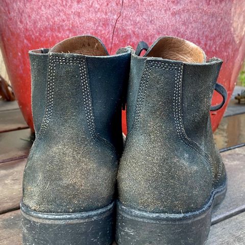 Oak Street Bootmakers Field Boot in Horween Natural Indigo Chromexcel Roughout