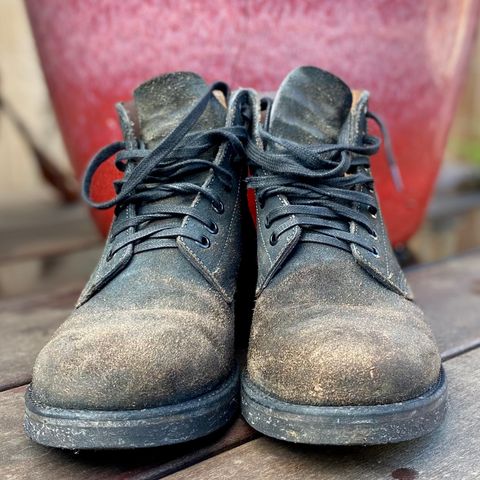 Oak Street Bootmakers Field Boot in Horween Natural Indigo Chromexcel Roughout