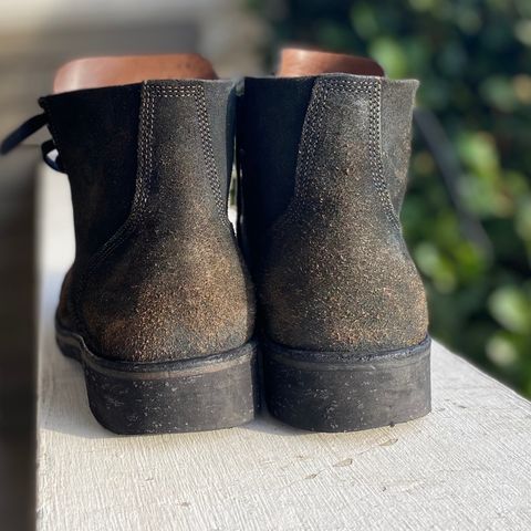 Oak Street Bootmakers Field Boot in Horween Natural Indigo Chromexcel Roughout