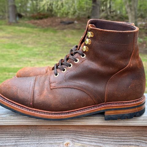 Parkhurst The Richmond in C.F. Stead Rust Waxy Commander Suede