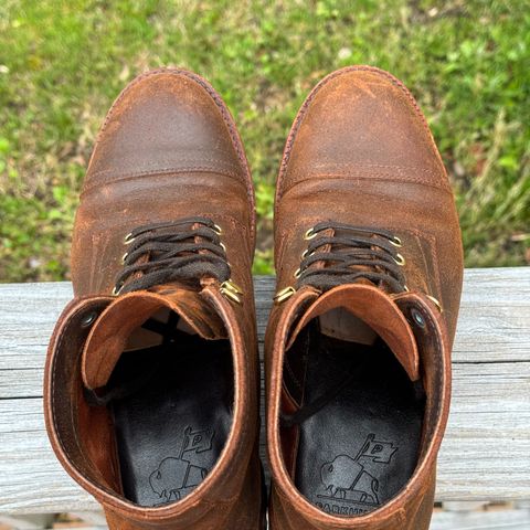 Parkhurst The Richmond in C.F. Stead Rust Waxy Commander Suede