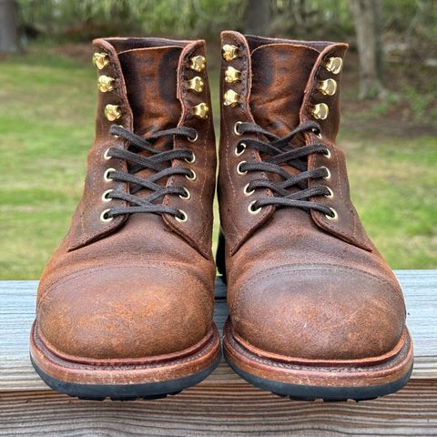 Parkhurst The Richmond in C.F. Stead Rust Waxy Commander Suede