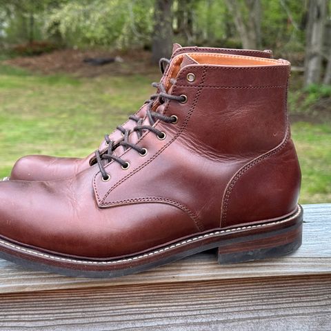 Caswell Shaw in Horween Whiskey Predator