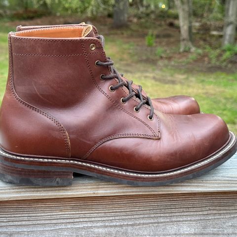 Caswell Shaw in Horween Whiskey Predator