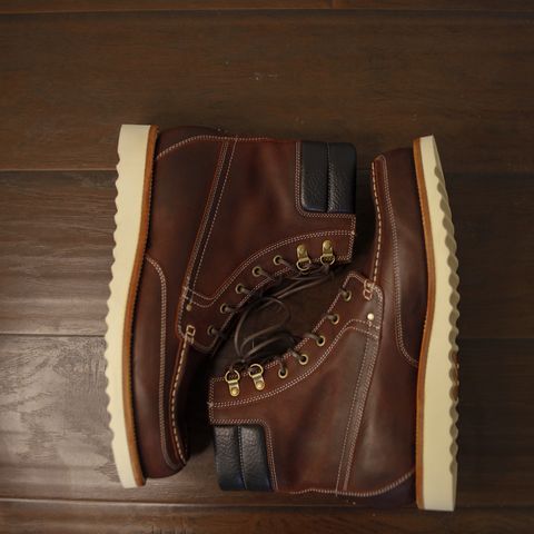 Grant Stone Field Boot in C.F. Stead Dark Burgundy Classic Kudu
