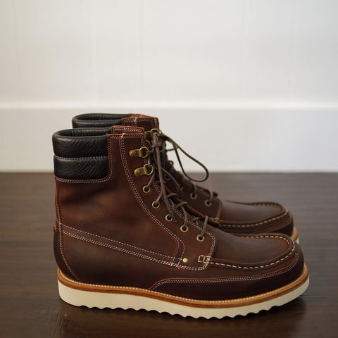 Grant Stone Field Boot in C.F. Stead Dark Burgundy Classic Kudu