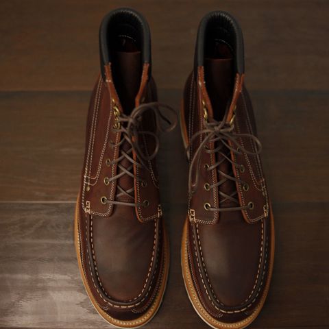 Grant Stone Field Boot in C.F. Stead Dark Burgundy Classic Kudu