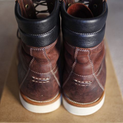 Grant Stone Field Boot in C.F. Stead Dark Burgundy Classic Kudu
