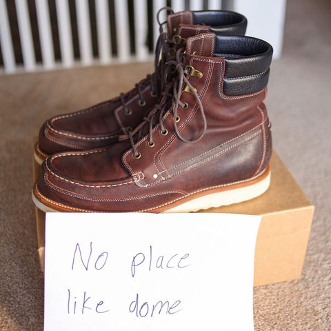 Grant Stone Field Boot in C.F. Stead Dark Burgundy Classic Kudu
