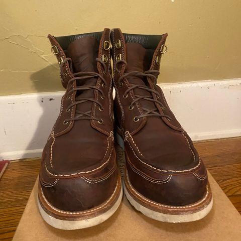 Grant Stone Field Boot in C.F. Stead Dark Burgundy Classic Kudu