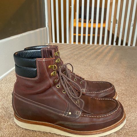 Grant Stone Field Boot in C.F. Stead Dark Burgundy Classic Kudu