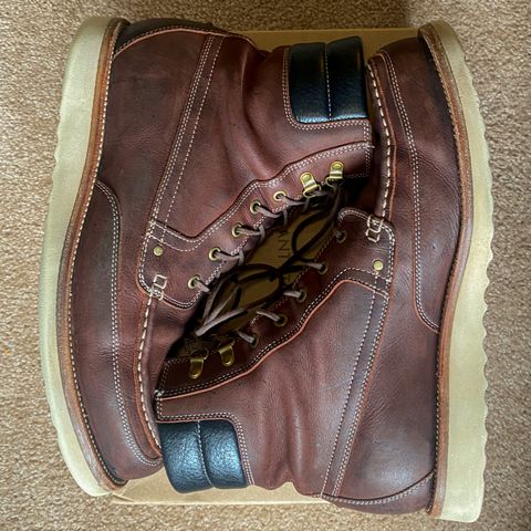 Grant Stone Field Boot in C.F. Stead Dark Burgundy Classic Kudu