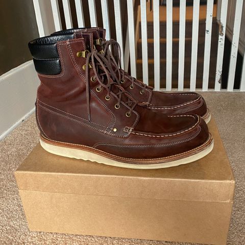 Grant Stone Field Boot in C.F. Stead Dark Burgundy Classic Kudu