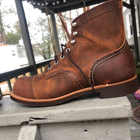 View photo of Red Wing Iron Ranger in S.B. Foot Copper Rough and Tough