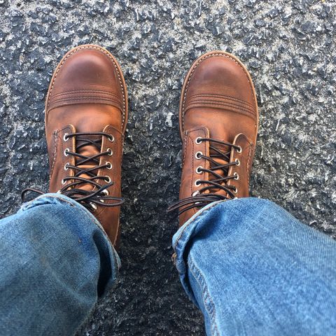 View photo of Red Wing Iron Ranger in S.B. Foot Copper Rough and Tough