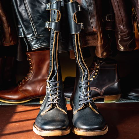 Clinch x Black Sign Transcontinental in Degermann Black Gustave Cowhide