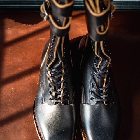 Clinch x Black Sign Transcontinental in Degermann Black Gustave Cowhide