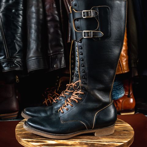 Clinch x Black Sign Transcontinental in Degermann Black Gustave Cowhide