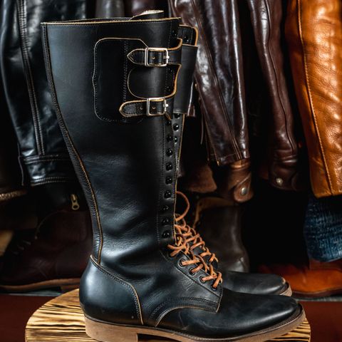 Clinch x Black Sign Transcontinental in Degermann Black Gustave Cowhide