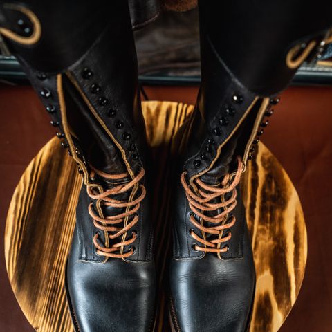 Clinch x Black Sign Transcontinental in Degermann Black Gustave Cowhide