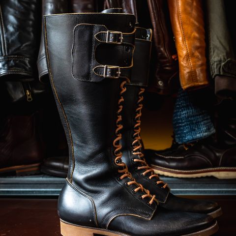 Clinch x Black Sign Transcontinental in Degermann Black Gustave Cowhide