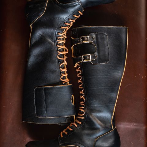 Clinch x Black Sign Transcontinental in Degermann Black Gustave Cowhide