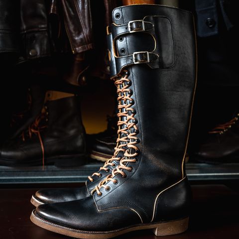 Clinch x Black Sign Transcontinental in Degermann Black Gustave Cowhide