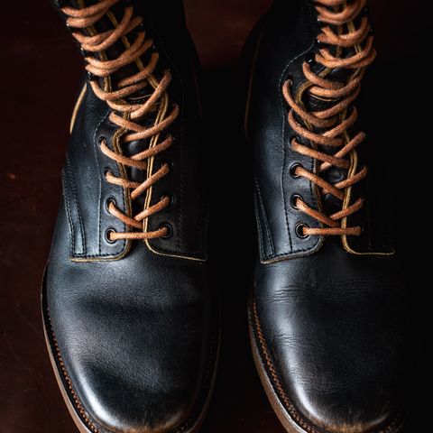 Clinch x Black Sign Transcontinental in Degermann Black Gustave Cowhide
