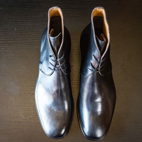 XBXS George Boots in Guidi Black Horsehide
