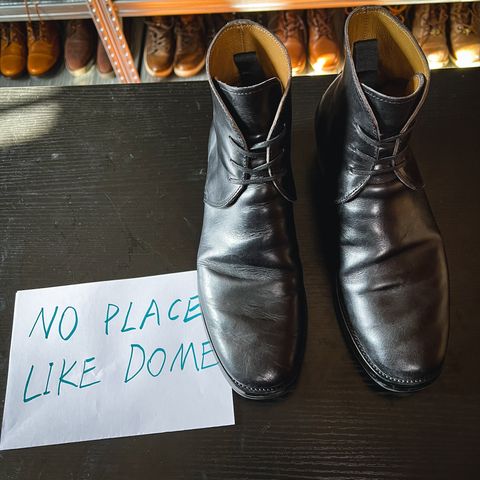 XBXS George Boots in Guidi Black Horsehide