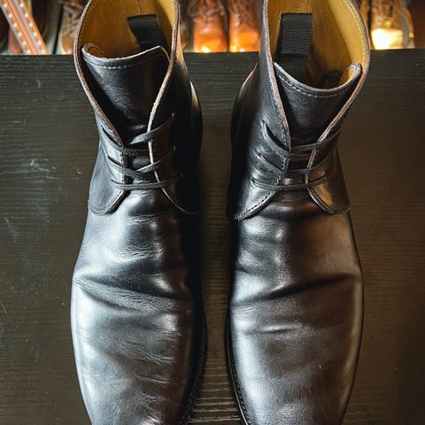 XBXS George Boots in Guidi Black Horsehide