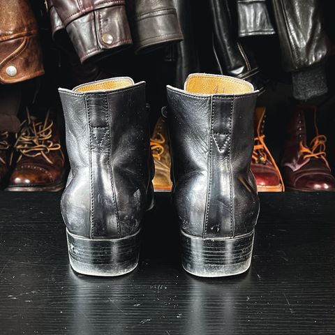 XBXS George Boots in Guidi Black Horsehide