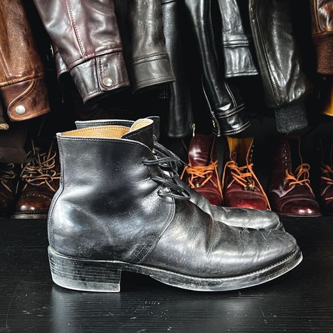 XBXS George Boots in Guidi Black Horsehide