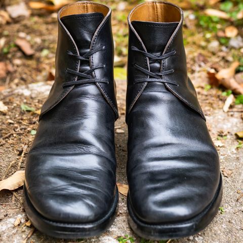 XBXS George Boots in Guidi Black Horsehide