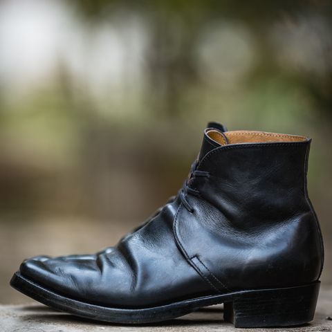 XBXS George Boots in Guidi Black Horsehide