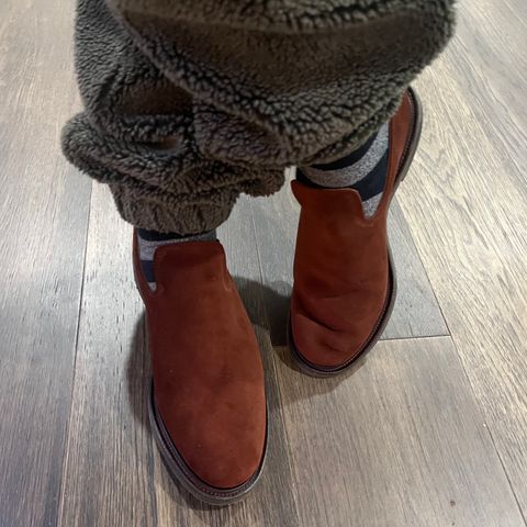 Viberg Slipper in Terre Calf Suede