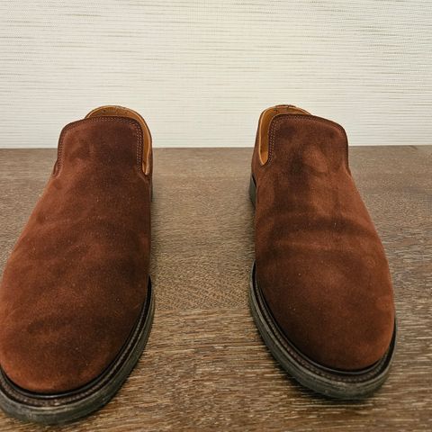 Viberg Slipper in Terre Calf Suede