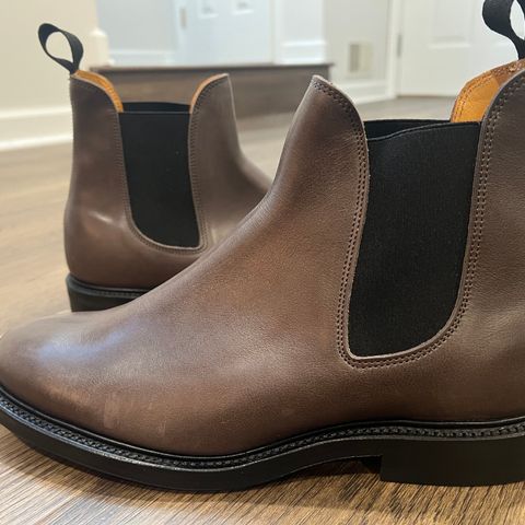 Viberg Chelsea in C.F. Stead Winter Smoke Classic Calf