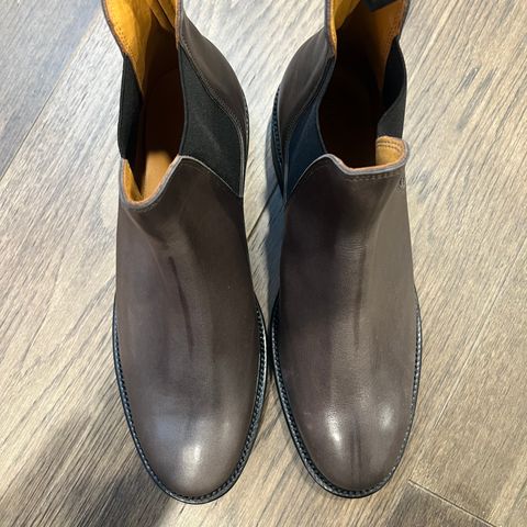 Viberg Chelsea in C.F. Stead Winter Smoke Classic Calf