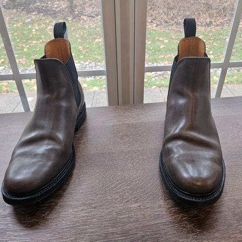 Viberg Chelsea in C.F. Stead Winter Smoke Classic Calf