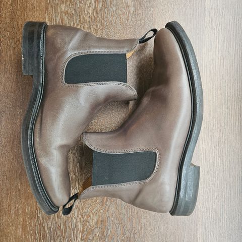 Viberg Chelsea in C.F. Stead Winter Smoke Classic Calf