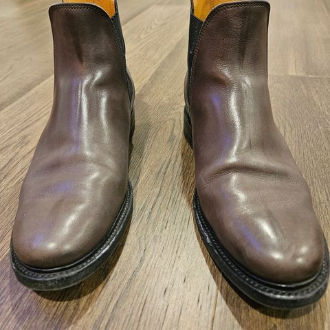 Viberg Chelsea in C.F. Stead Winter Smoke Classic Calf