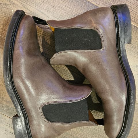 Viberg Chelsea in C.F. Stead Winter Smoke Classic Calf