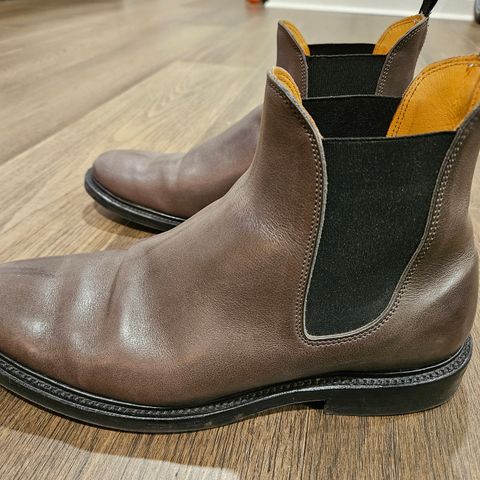 Viberg Chelsea in C.F. Stead Winter Smoke Classic Calf